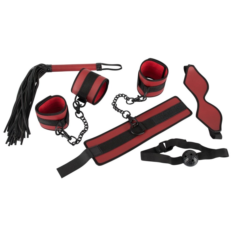 Bondage Set red/black